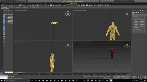 convert mesh file to obj.